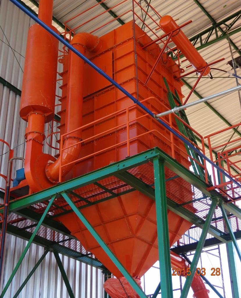 Separator silo